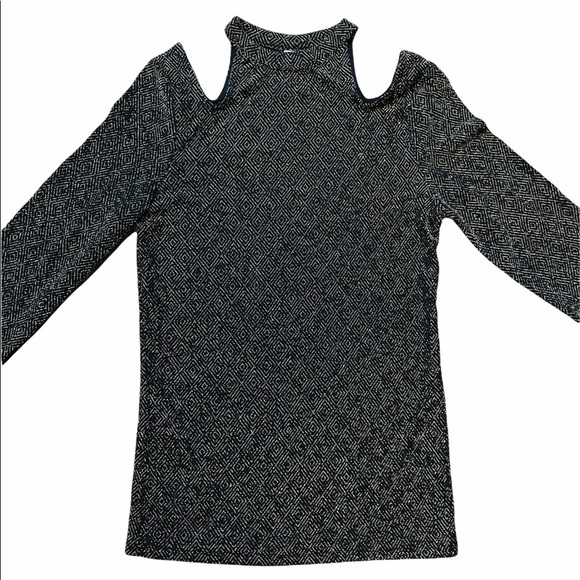 Sparkling Cold Shoulder Top - Picture 1 of 8